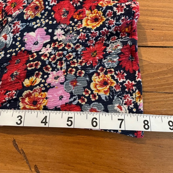 Knox Rose Multi-Colored Floral High-Low Maxi Dress Button Front Ruffe Size 2X - Picture 15 of 16